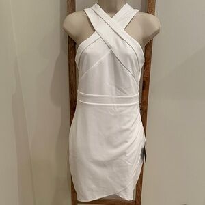 Lulu's Chic White Sleeveless Dress